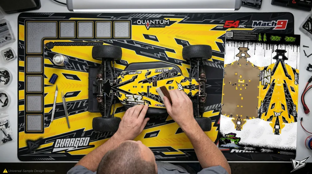Revêtement de châssis « Ripper » pour voiture de drift UDI RC Sg1601, Sg1603, Sg1604 1603-035 Darkside Studios LLC