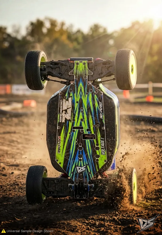 Revêtement de châssis « Ripper » pour voiture de drift UDI RC Sg1601, Sg1603, Sg1604 1603-035 Darkside Studios LLC
