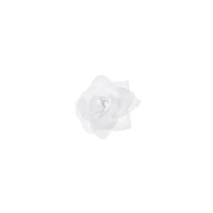 Décoration de voiture Roses blanches 9cm 24pcs