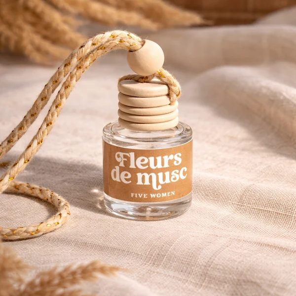 Diffuseur de parfum pour voiture - Fleurs de musc