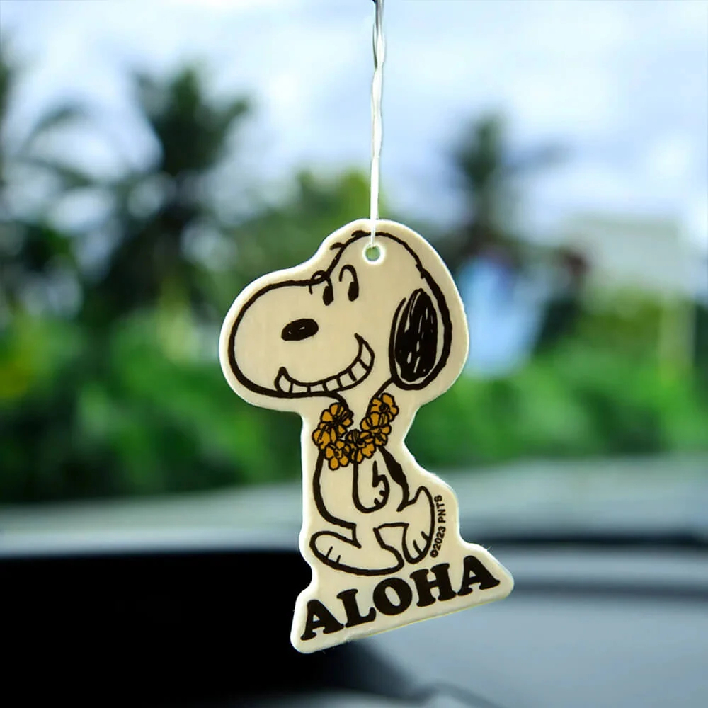 Diffuseur de parfum de voiture - Snoopy Aloha - Three Potato Four