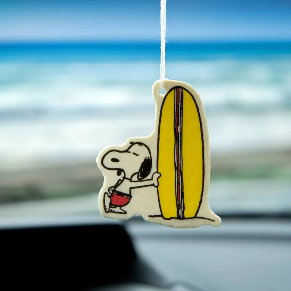 Diffuseur de parfum de voiture - Snoopy Surf Bergamote - Three Potato Four