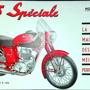 Document Ancienne Publicité Garage Motobécane Type Z s 125 Moto