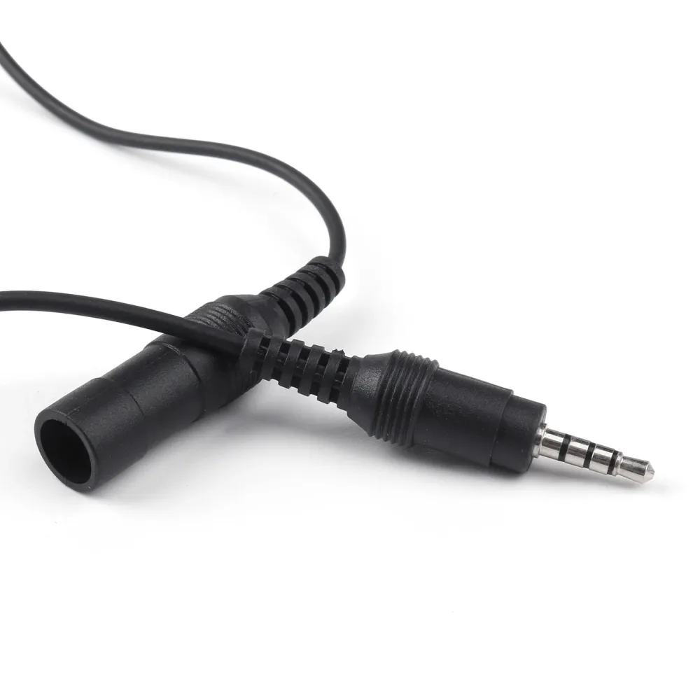 Doigt PTT casque de moto casque micro pour Radio Kenwood Retevis TYT Baofeng