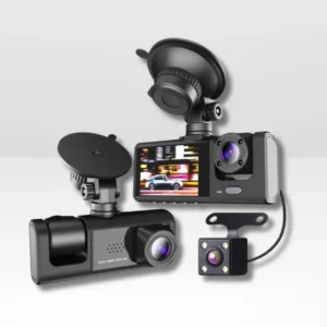 Double Caméra embarquée Avant/Arrière Full HD & Caméra de Recul pour Voiture