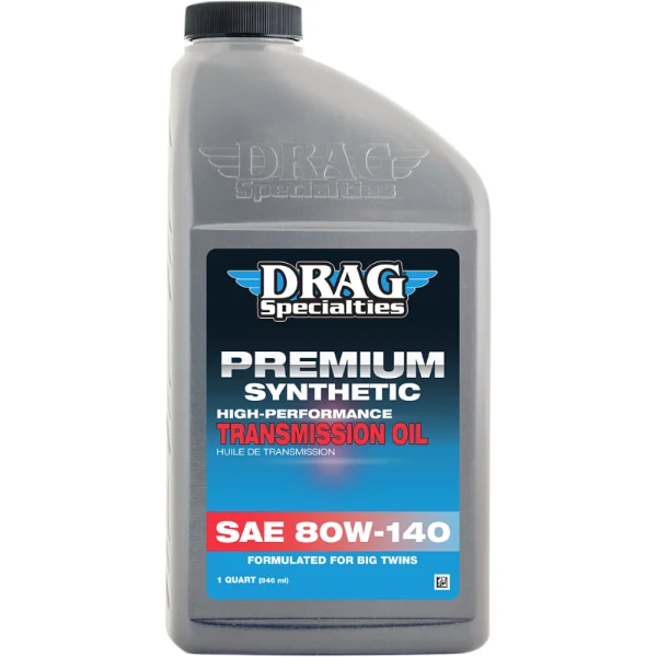 Huile à Transmission de Moto Synthétique SAE 80W-140 - Drag Specialties