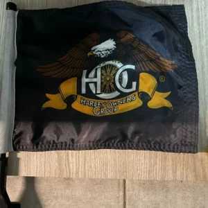 Drapeau de Moto Harley-Davidson H.O.G. (Harley Owners Group) - Support Inclus