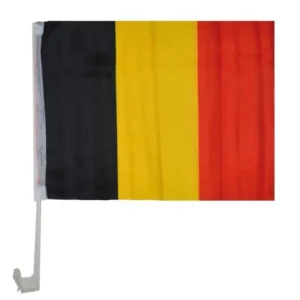 drapeau pour voiture belgique 30x45cm