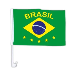 drapeau pour voiture brésil 30x45cm