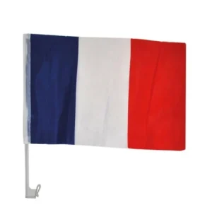 drapeau pour voiture france 30x45cm