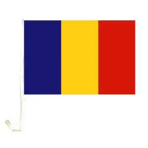 drapeau pour voiture roumanie 30x45cm