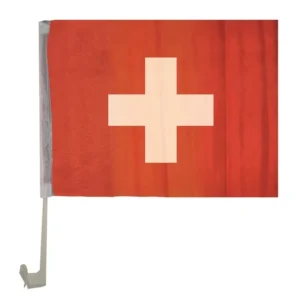 drapeau pour voiture suisse 30x45cm