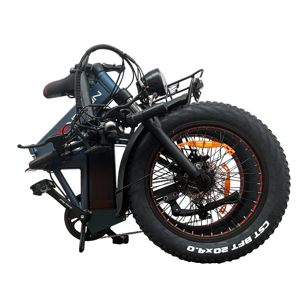 DrveTion AT20 Vélo Électrique - Moteur 750W Batterie 48V10Ah Freins Hydrauliques Roues 20" - Bleu