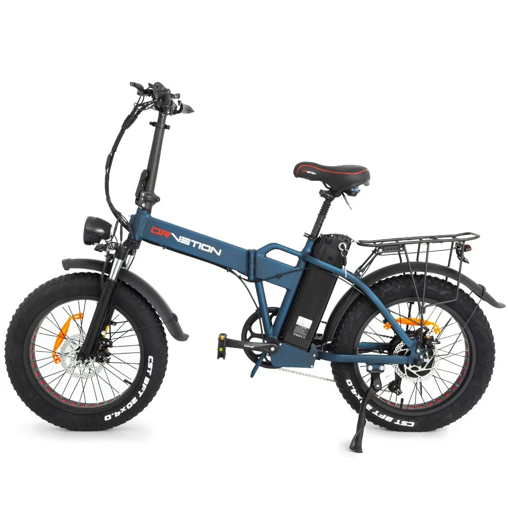DrveTion AT20 Vélo Électrique - Moteur 750W Batterie 48V15Ah Freins Hydrauliques Roues 20" - Bleu