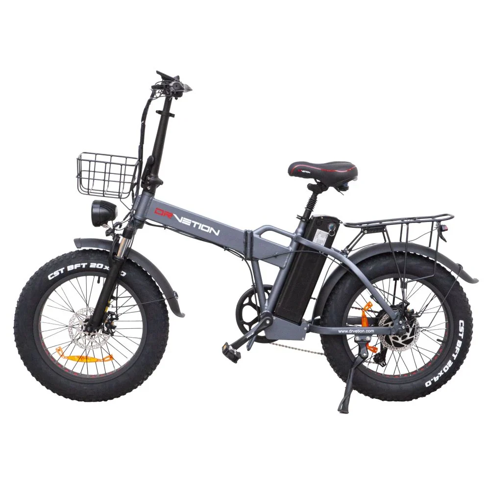 DrveTion AT20 Vélo Électrique - Moteur 750W Batterie 48V15Ah Freins Hydrauliques Roues 20" - Gris