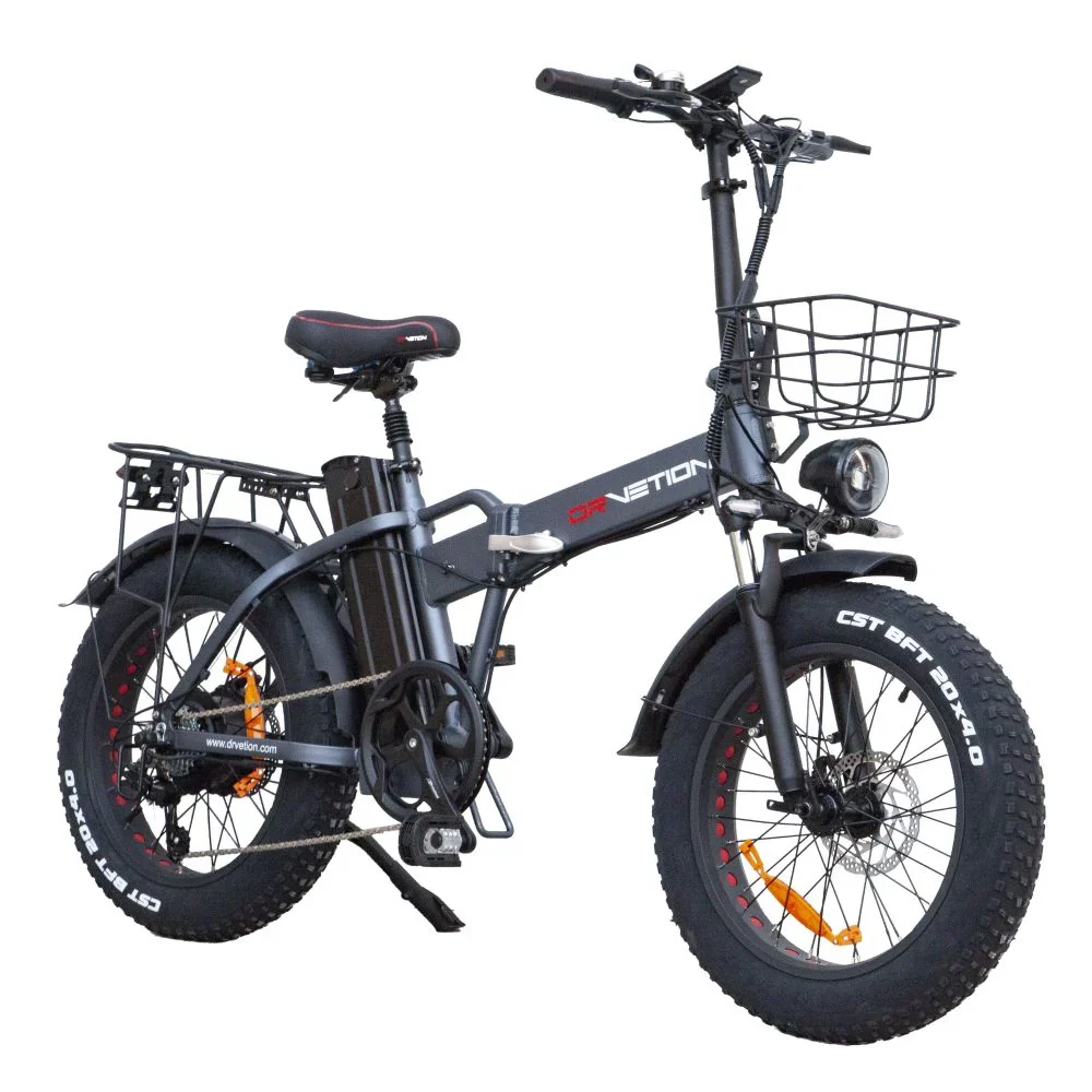 DrveTion AT20 Vélo Électrique - Moteur 750W Batterie 48V20Ah Freins Hydrauliques Roues 20" - Gris