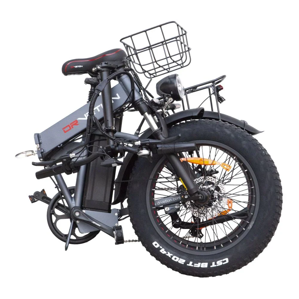 DrveTion AT20 Vélo Électrique - Moteur 750W Batterie 48V20Ah Freins Hydrauliques Roues 20" - Gris