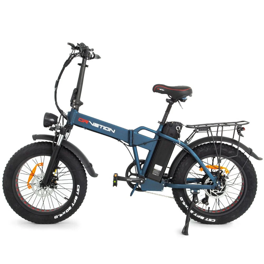 Vélo Électrique DrveTion AT20 - 20*4.0 Pouces Moteur 750W Batterie 48V20Ah Autonomie 60-90KM - Bleu Mat