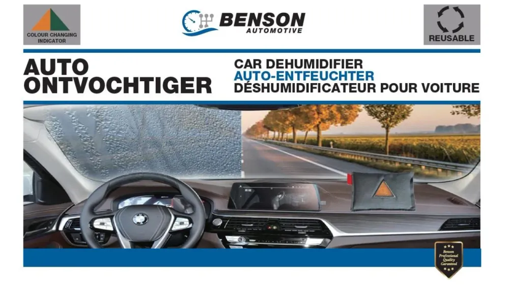 Déshumidificateur pour voiture reutilisable