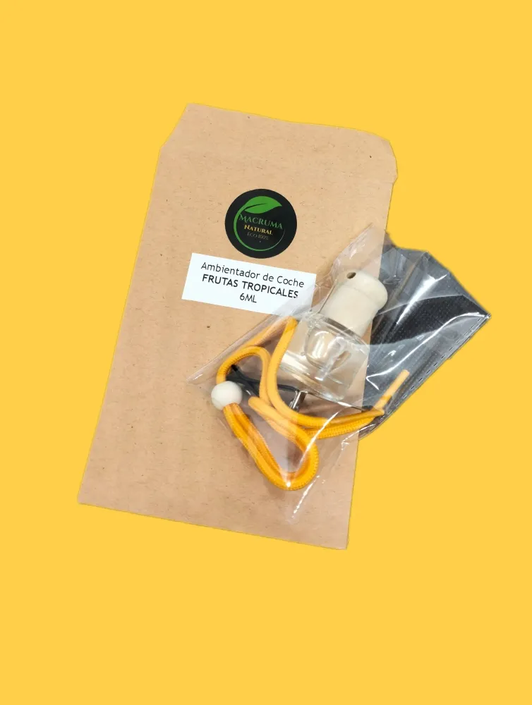 Désodorisant pour voiture aux fruits tropicaux. 6ml