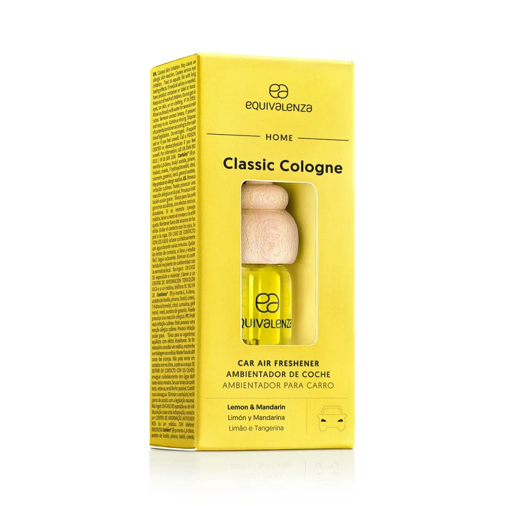 Désodorisant voiture Classic Cologne (citron et mandarine)
