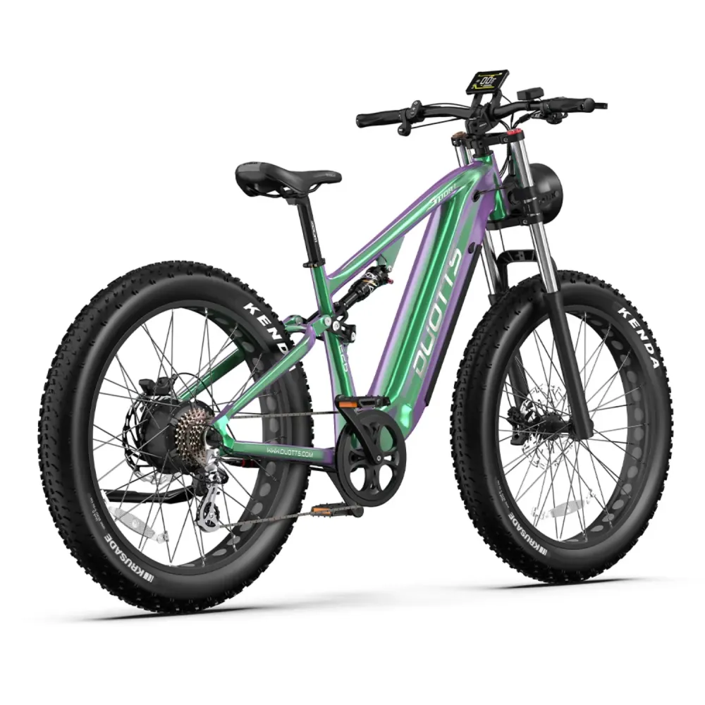 Duotts E26 Vélo électrique - Moteur 750W Batterie 48V20AH 26*4.0 Pouces Pneus Larges Freins Hydrauliques Avant et Arrière...