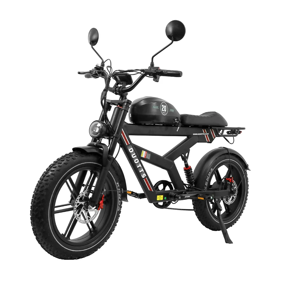 DUOTTS F20 Vélo Électrique - Moteur 750W Batterie 52V 27AH avec Freins à Disque Hydrauliques - Noir