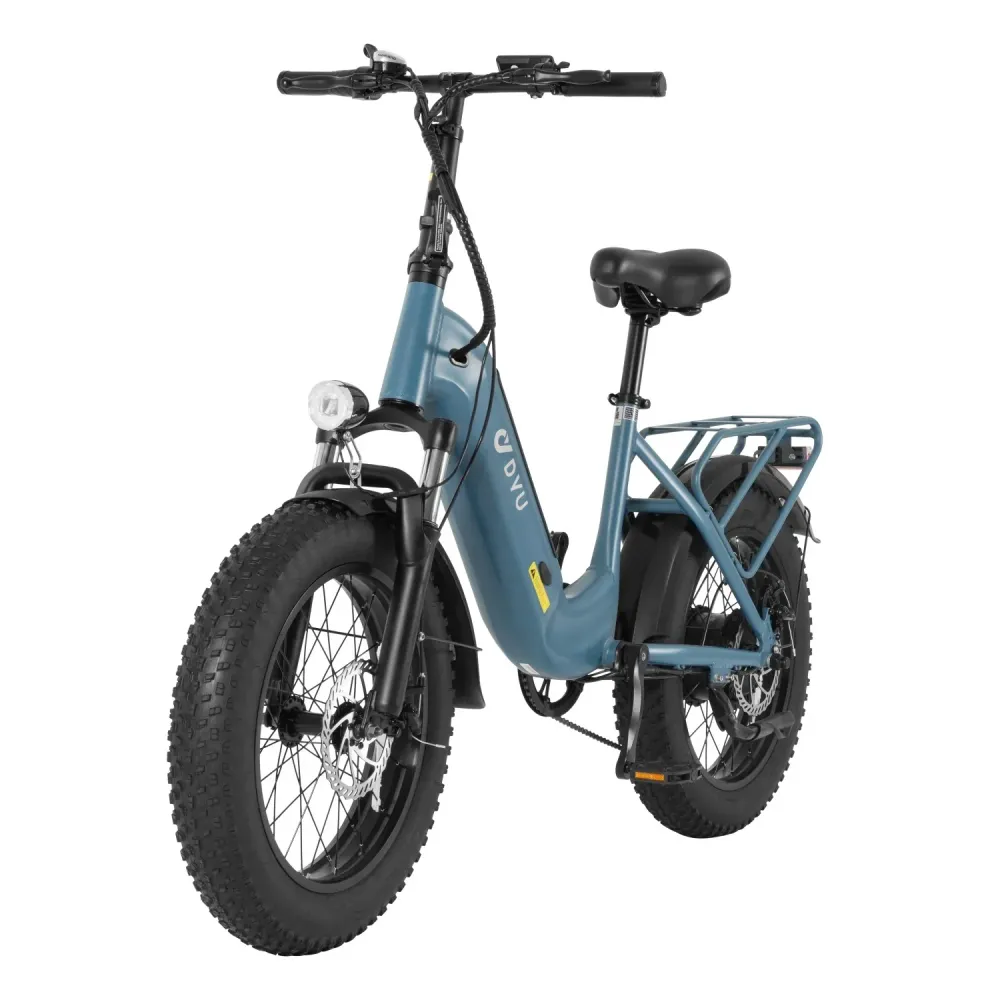 DYU FF500 500W 48V14Ah Batterie vélo électrique pliant 20 pouces - Bleu