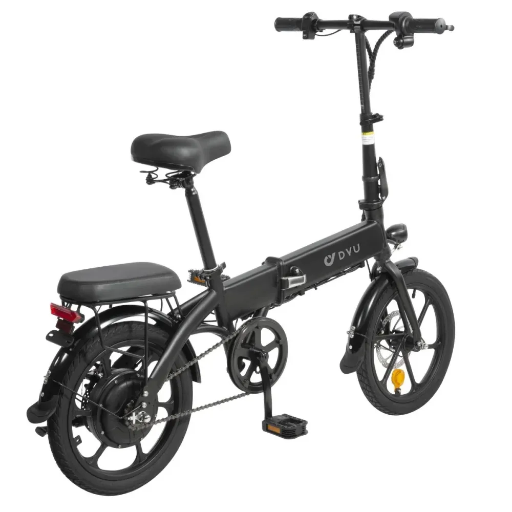 Vélo Électrique Pliant DYU A1F 16 Pouces 25km/h - Moteur 250W Batterie 36V7.5Ah Freins à Disque - Noir