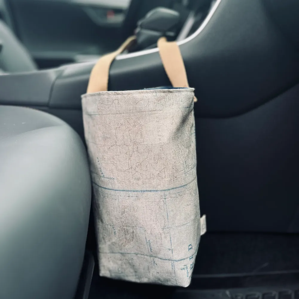 Corbeille de voiture lavable à personnaliser Eco Loco