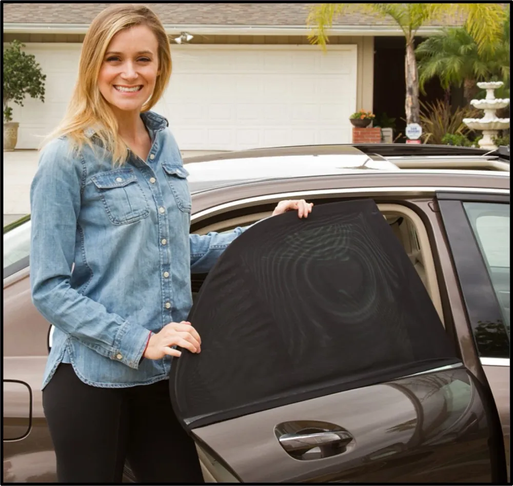 Pare-soleil pour vitres de voiture (2 pièces) Ecom Supremacy FR