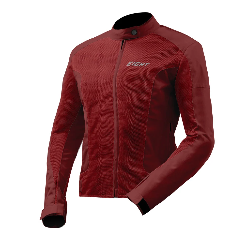 Blouson de moto femme - éro-Flow Grenat EIGHT