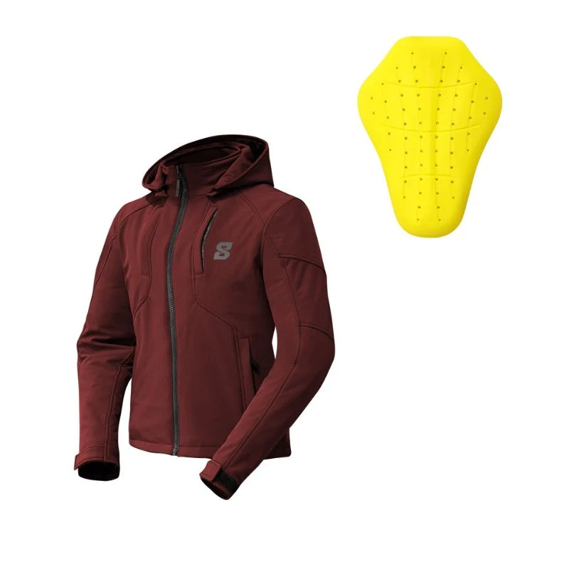 Blouson de moto femme - Cirrus Spring Grenat EIGHT