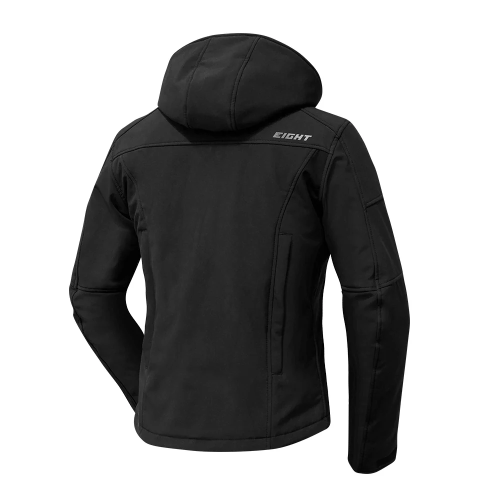 Blouson de moto femme - Cirrus Spring Noir EIGHT