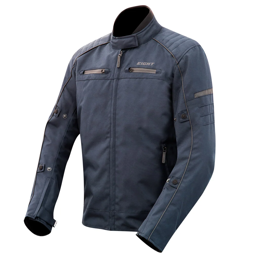 Blouson de moto homme - All season bleu EIGHT