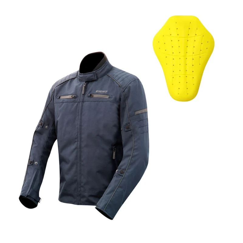 Blouson de moto homme - All season bleu EIGHT