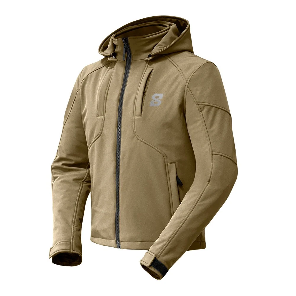 Blouson de moto homme - Cirrus Beige EIGHT