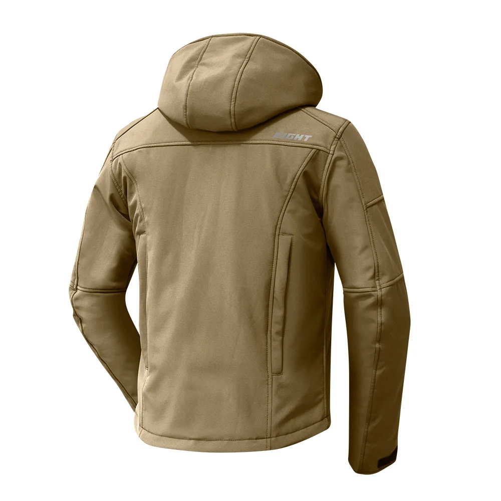 Blouson de moto homme - Cirrus Beige EIGHT