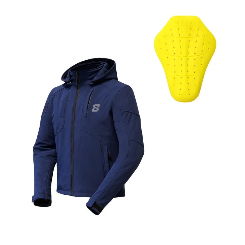 Blouson de moto homme - Cirrus bleu EIGHT