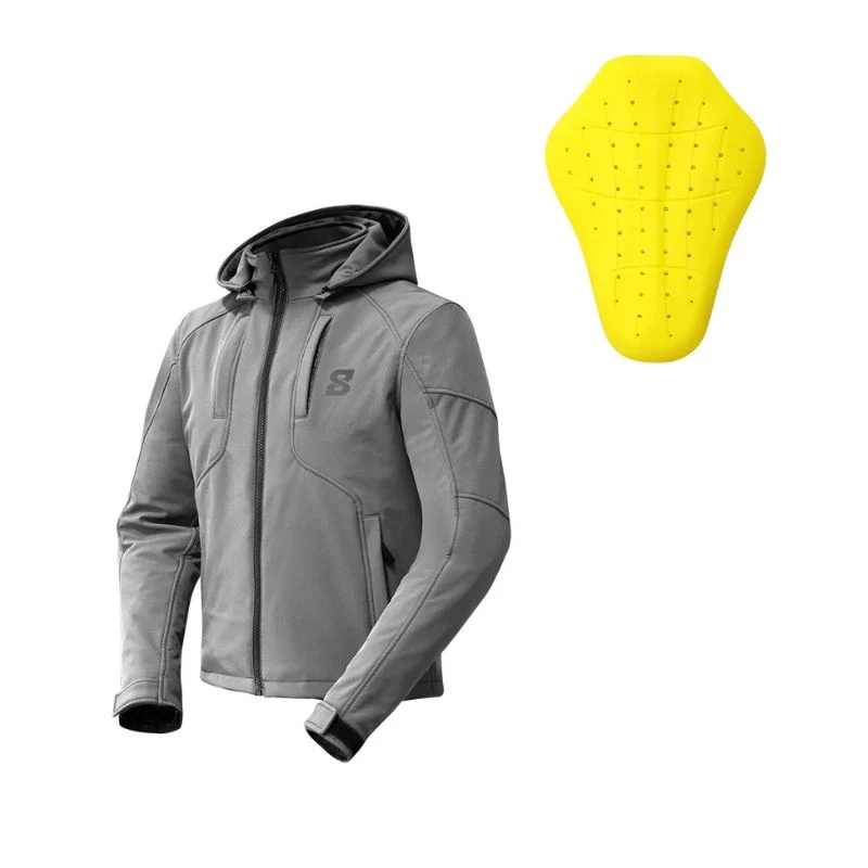 Blouson de moto homme - Cirrus spring gris EIGHT