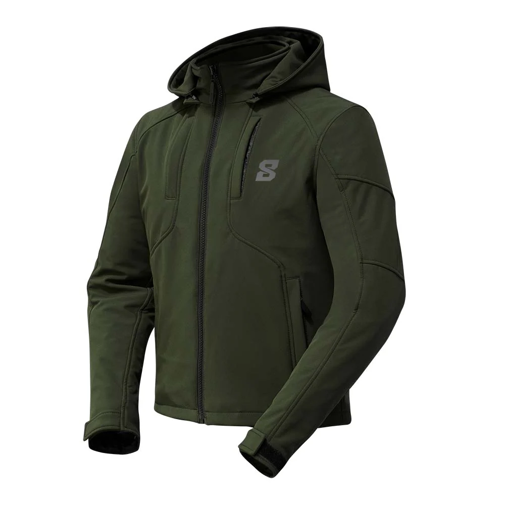 Blouson de moto homme - Cirrus spring kaki EIGHT