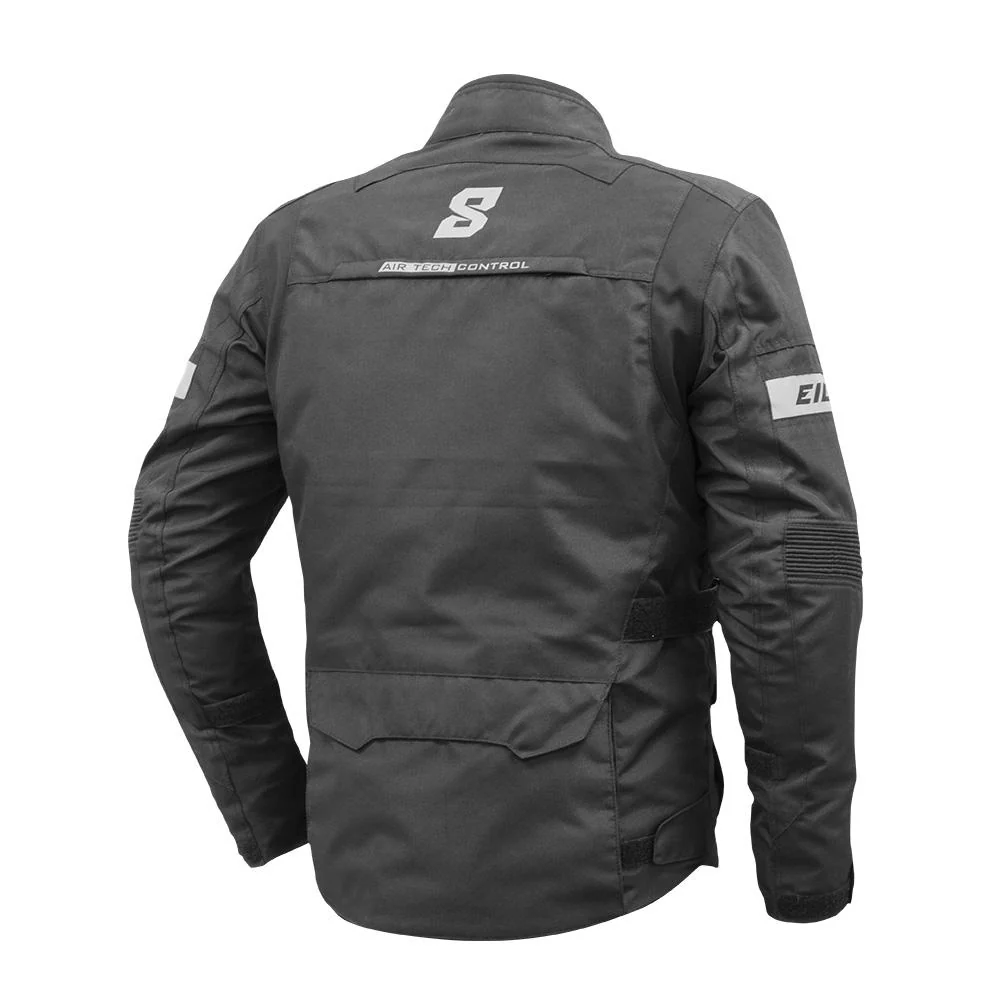 Blouson de moto homme - Trekk noir EIGHT