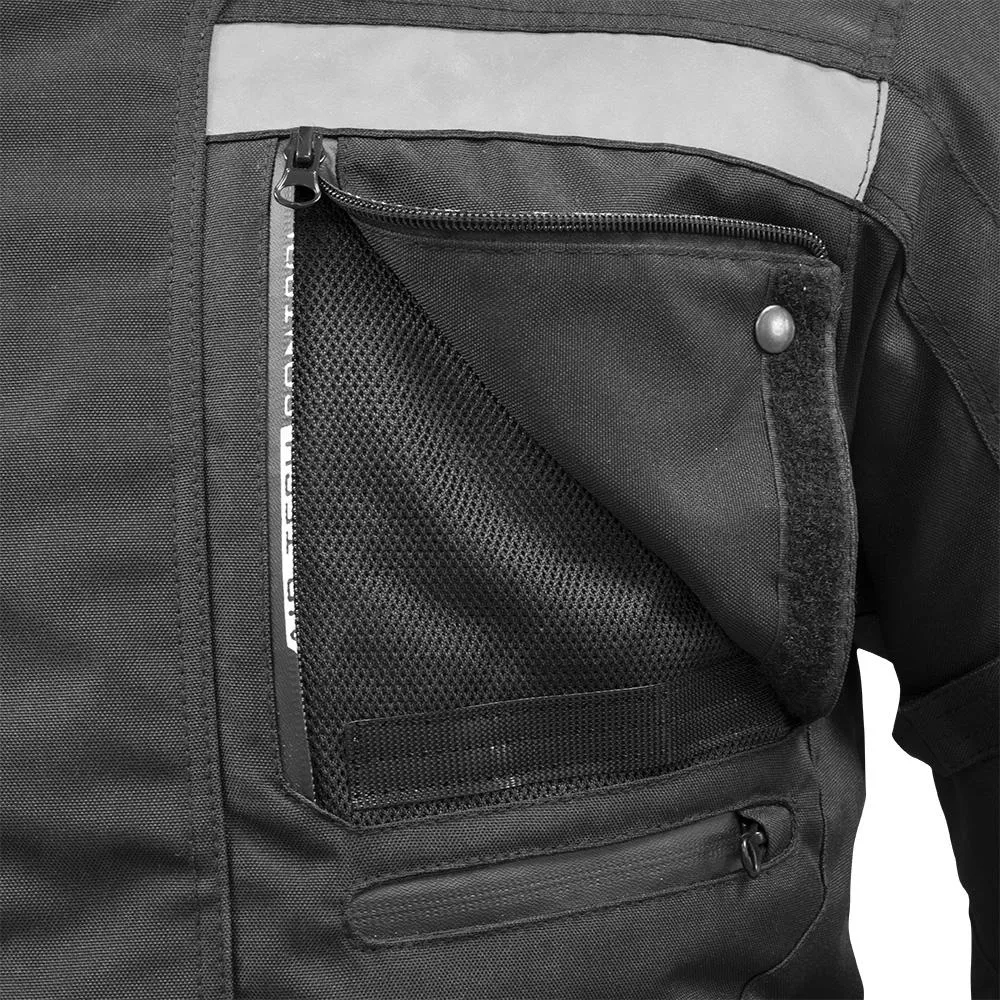 Blouson de moto homme - Trekk noir EIGHT