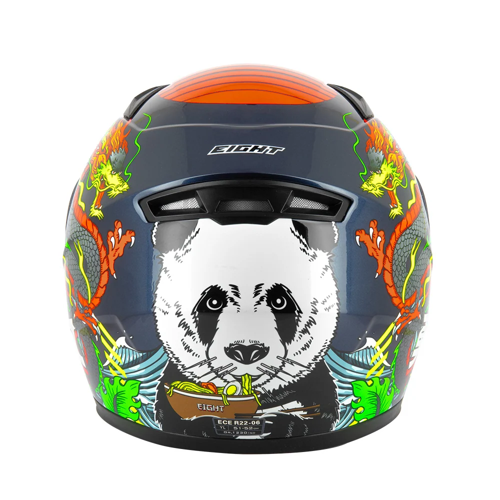 Casque intégral moto enfant - Eight Kanji