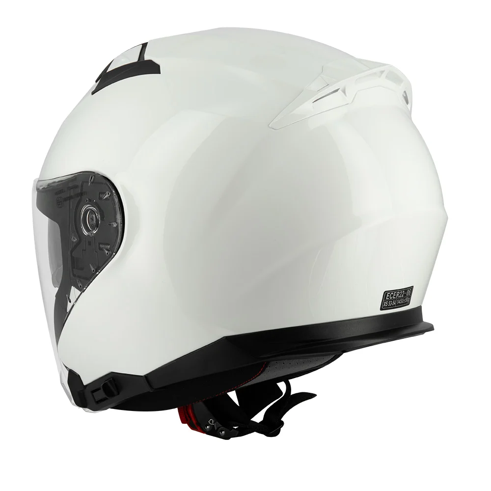Casque jet moto - Blake Blanc EIGHT
