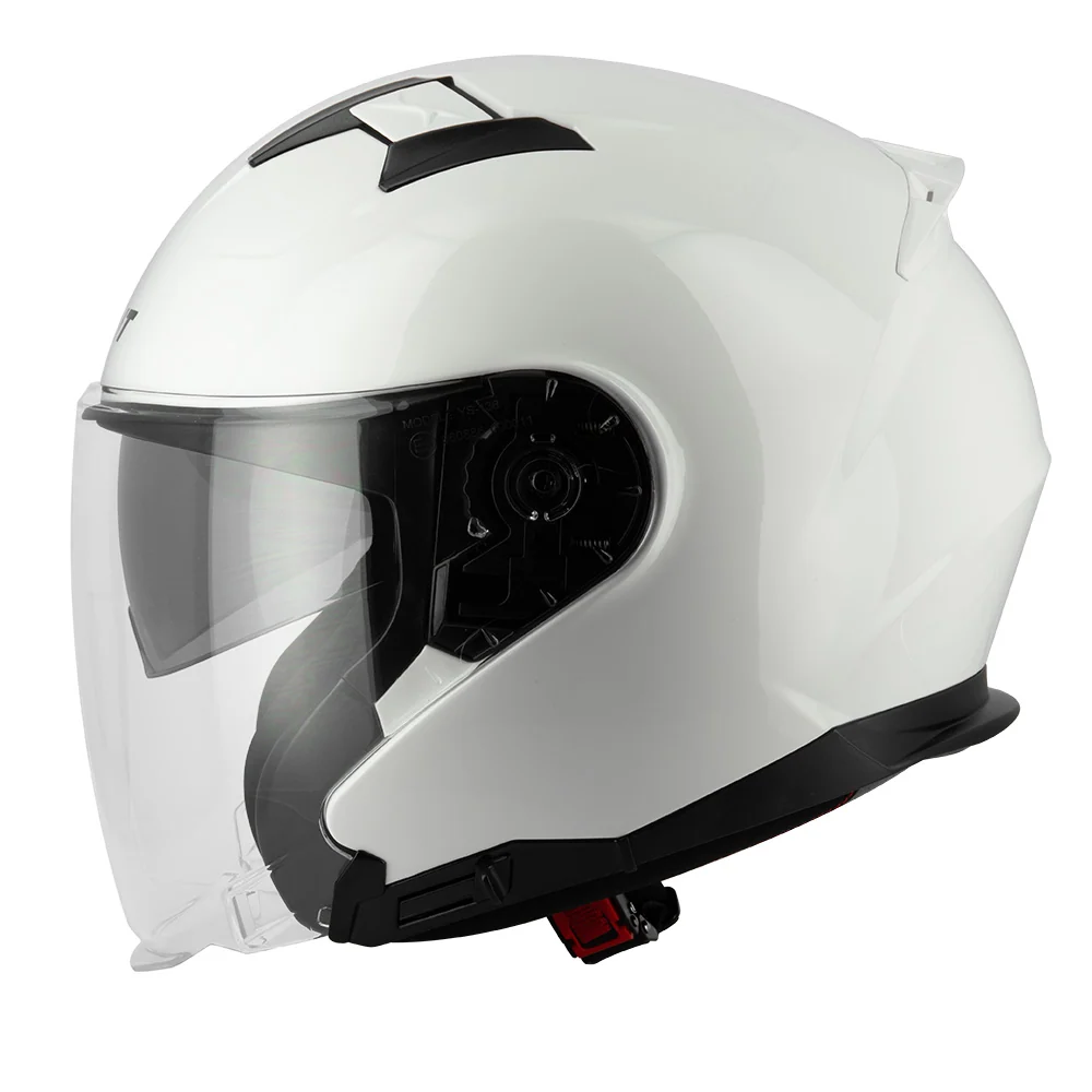 Casque jet moto - Blake Blanc EIGHT