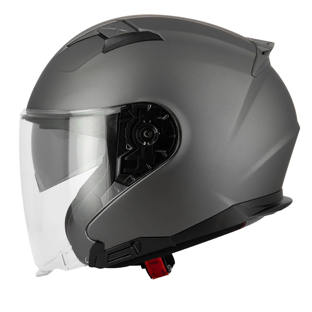 Casque jet moto - Blake Gris Mat EIGHT