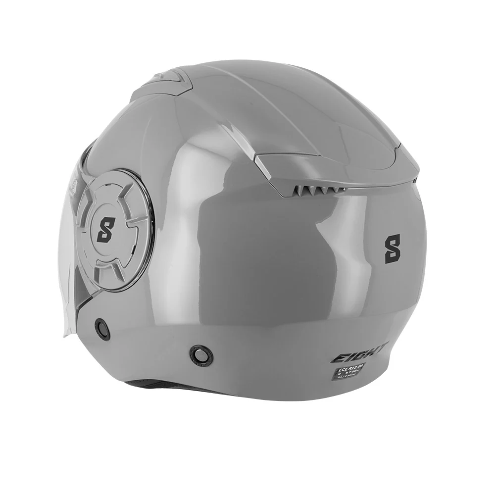 Casque jet moto - S749 Gris EIGHT