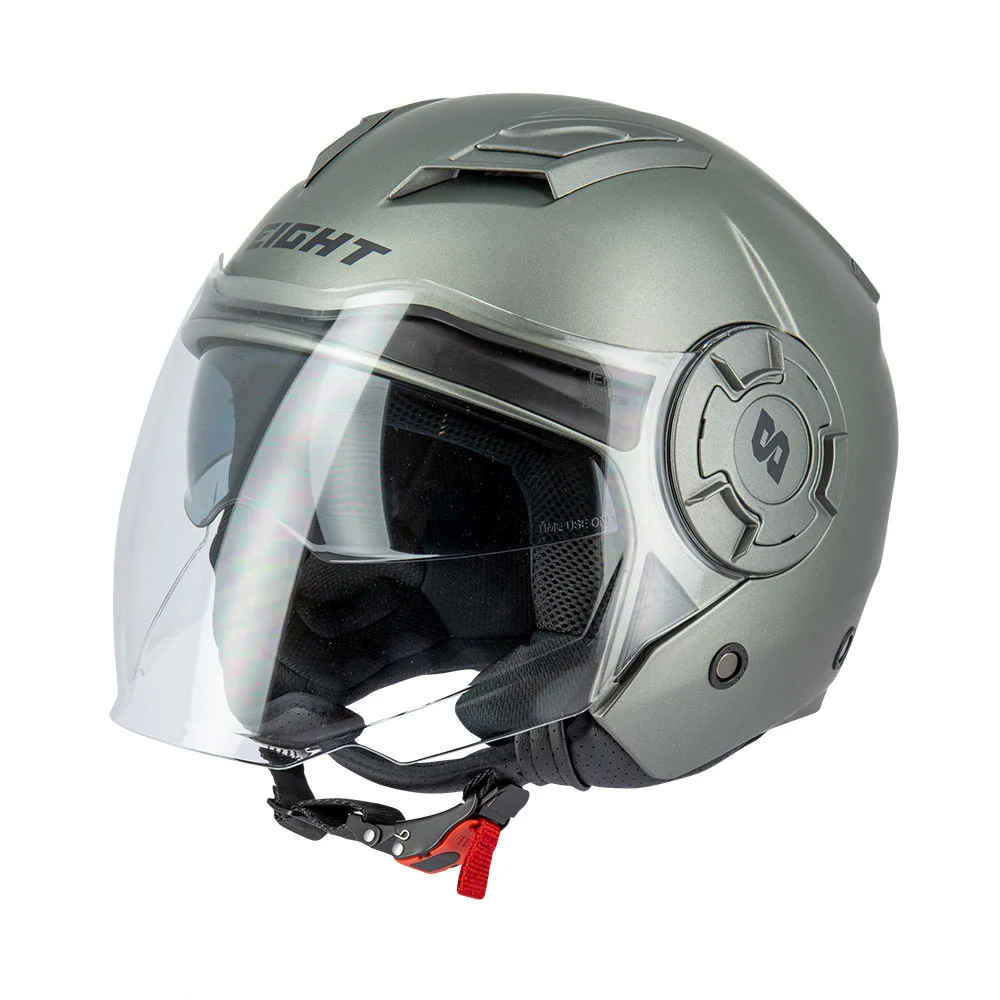 Casque jet moto - S749 Titanium Gris EIGHT