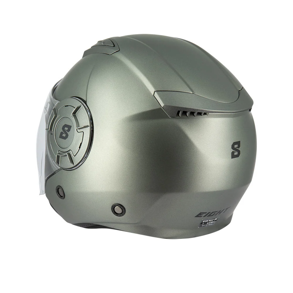 Casque jet moto - S749 Titanium Gris EIGHT